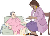 Care assistant graphic